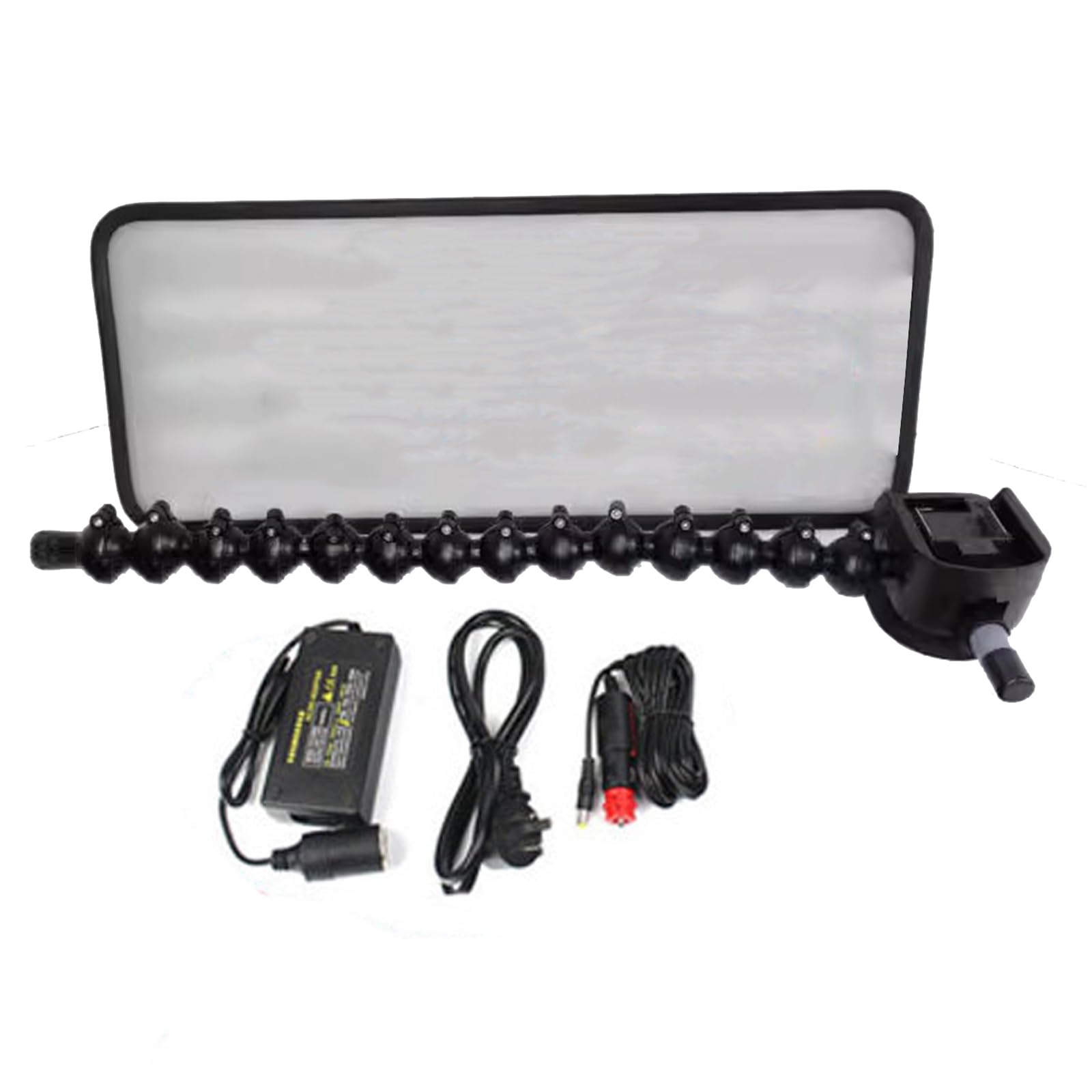 Większy Panel świetlny Car Dent Pdr Light Z Dwoma Akumulatorami 3000 Mah I Stacją Szybkiego ładowania Regulacja 9 Stylów Oświetlenia Bezlakierowe Narzędzie Do Naprawy Wgnieceń(Color:Bez baterii)
