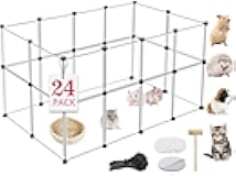 24 Panels Portable Small Animals Playpen,48