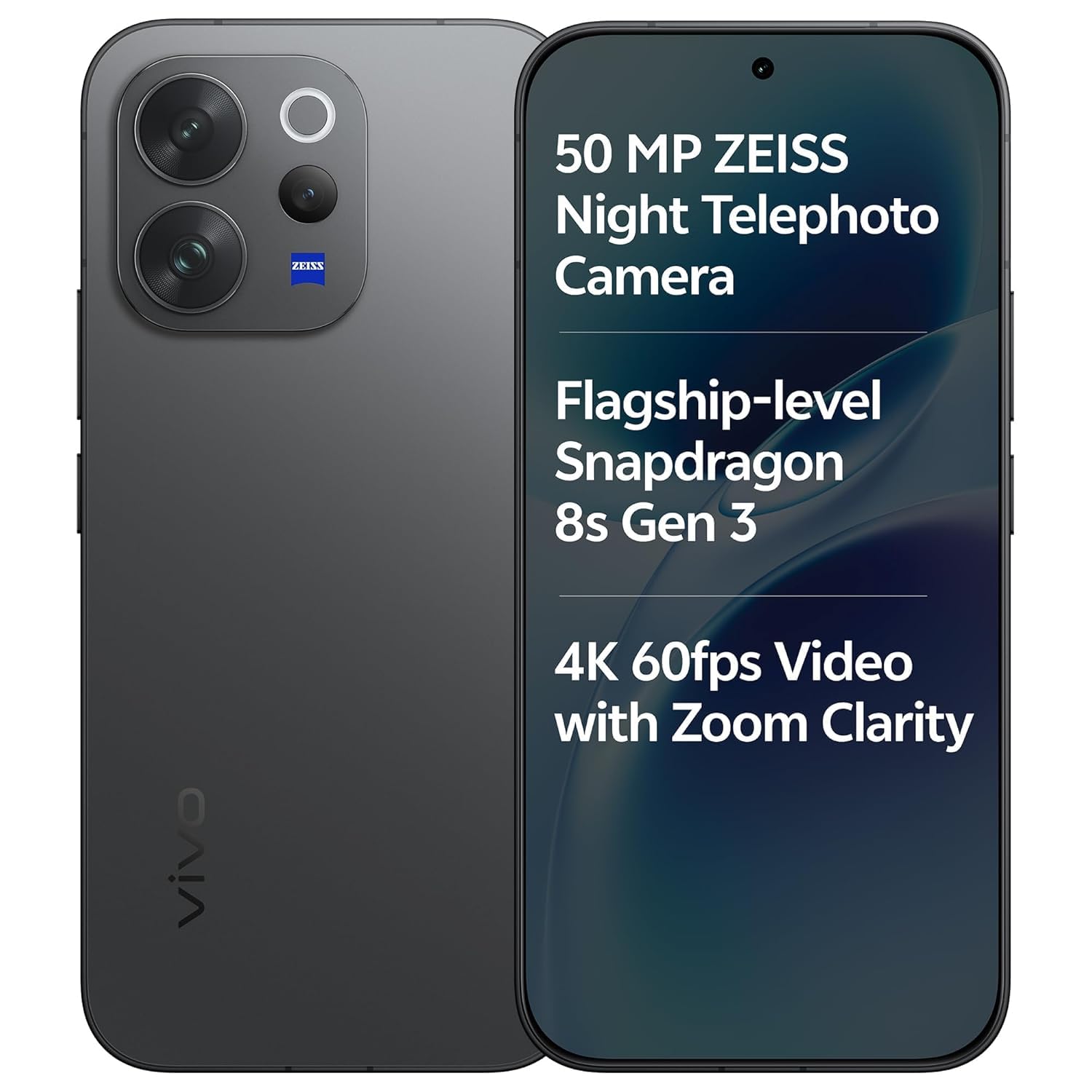 vivo V70 Elite 5G (Authentic Black, 8GB RAM, 256GB Storage)