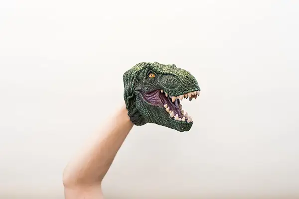 Wild Thingz Hand Puppet - Trex - Green