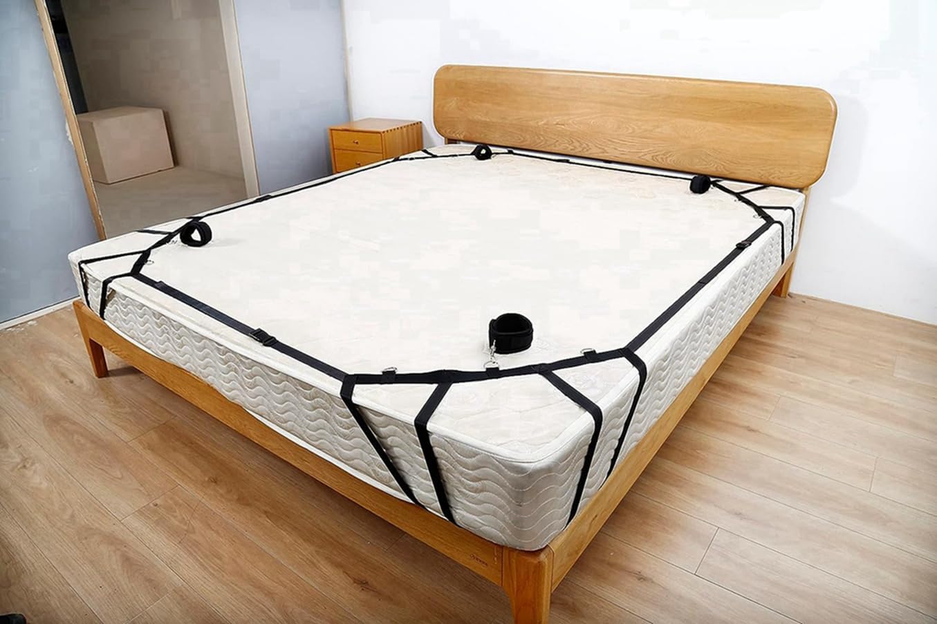 Sex Stuff for Adult Couples Sex Resistance Bands with Ankle Strap Restraint Ropes & lanyards Adult Play Kinky Handcuffs for Bed Bondaged Rope Cord & Rope for Bedroom Sex Gaming tic-tac-Toe Sweater