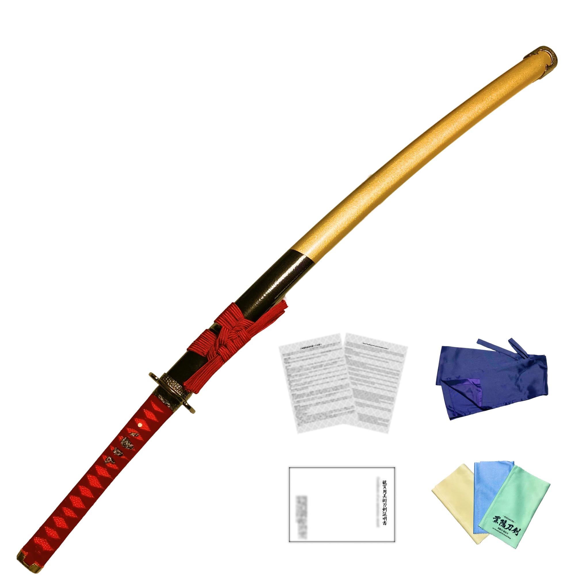 Amazon.co.jp: 葉隠刀剣 模造刀 黒田官兵衛拵え へし切り長谷部 大刀