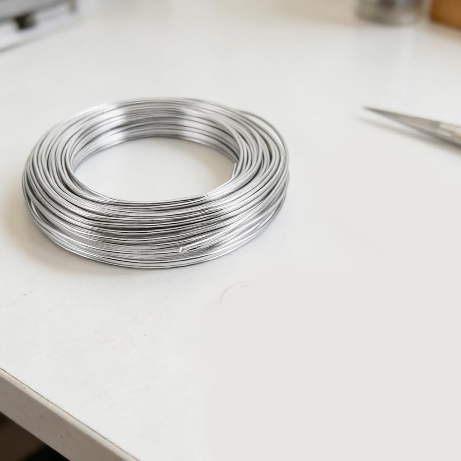Silver Aluminum Craft Wire for Handmade Models and Figurines, Lightweight and Bendable Stable Support, for Cosplay and Exhibitions