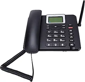 ASHATA Telefone de Mesa 4G, Telefone de Mesa Clássico GSM Desbloqueado, Celular retrô Com Chamada de Emergência SOS, Bateria de Alto Volume de 2.000 MAh, para Idosos Idosos