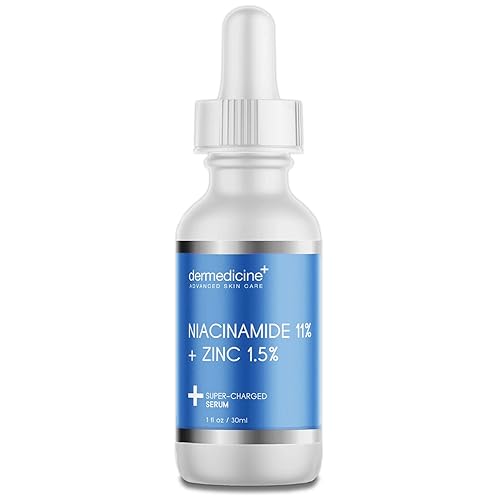 Niacinamida 11 Zinc 15 Super Charged Serum Puede ayudar a mejorar la apariencia de los poros textura de la piel líneas finas y manchas oscuras