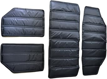 Hardtop Insulation Pad Rear Window Ceiling Roof Heat Shield Compatible with Jeep Wrangler JK 4 Doors 2012-2017 J180