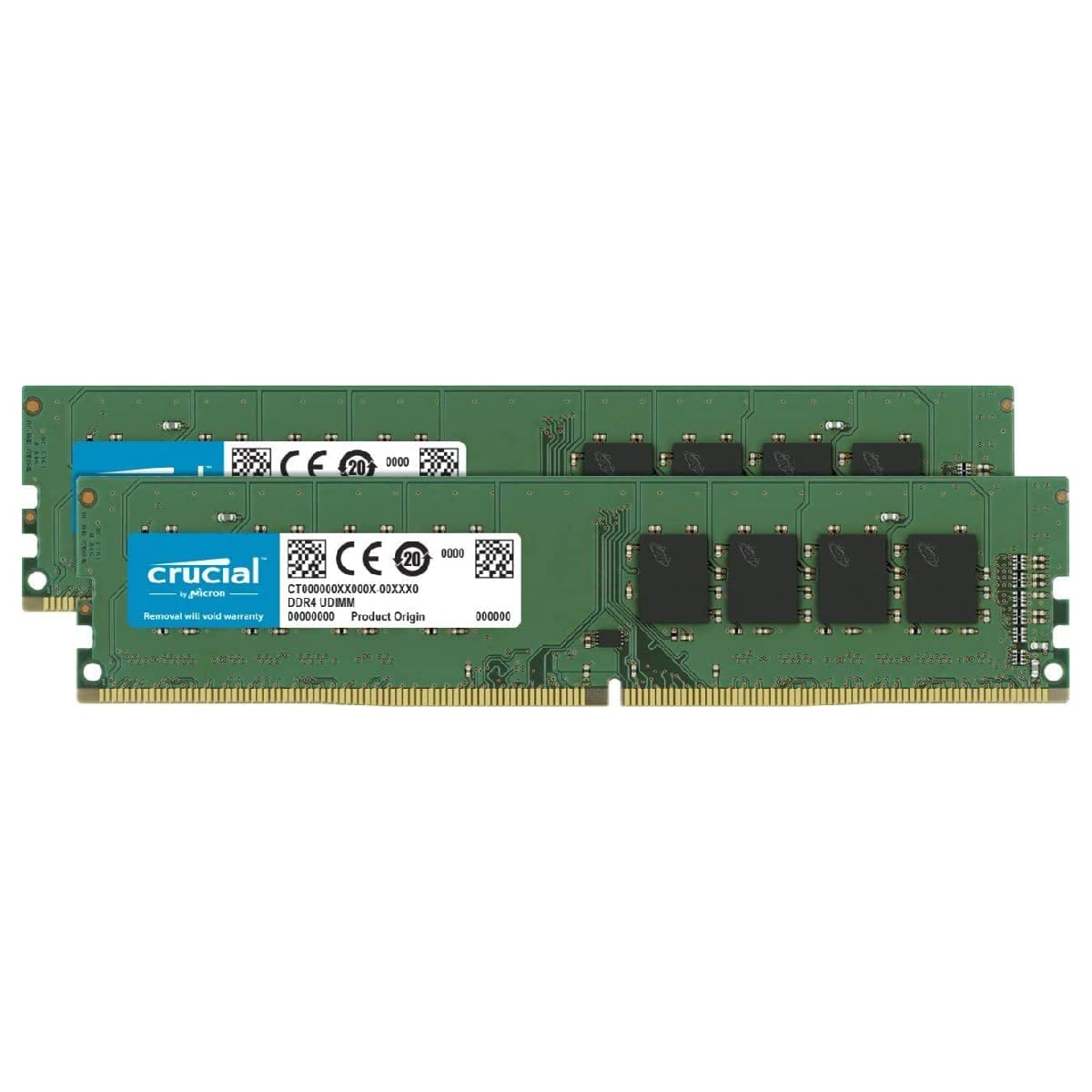 Micron 64GB Memory Kit with (2 x 32GB) DDR4 PC4-21300 2666 MT/s DR