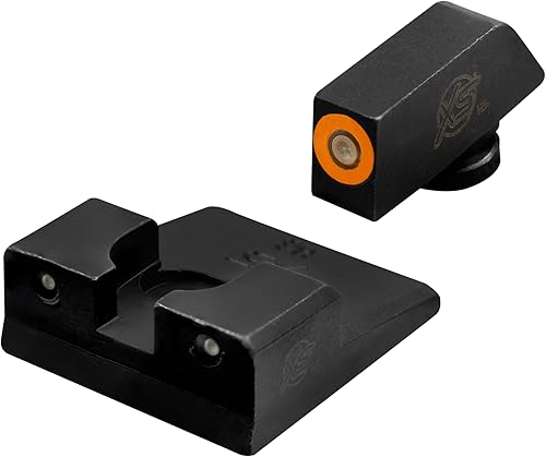 XS SIGHTS R3D - Vista nocturna de tritio para pistolas S&W M&P, Sig, Canik, Taurus y HK, tritio delantero y trasero que brilla en la oscuridad para