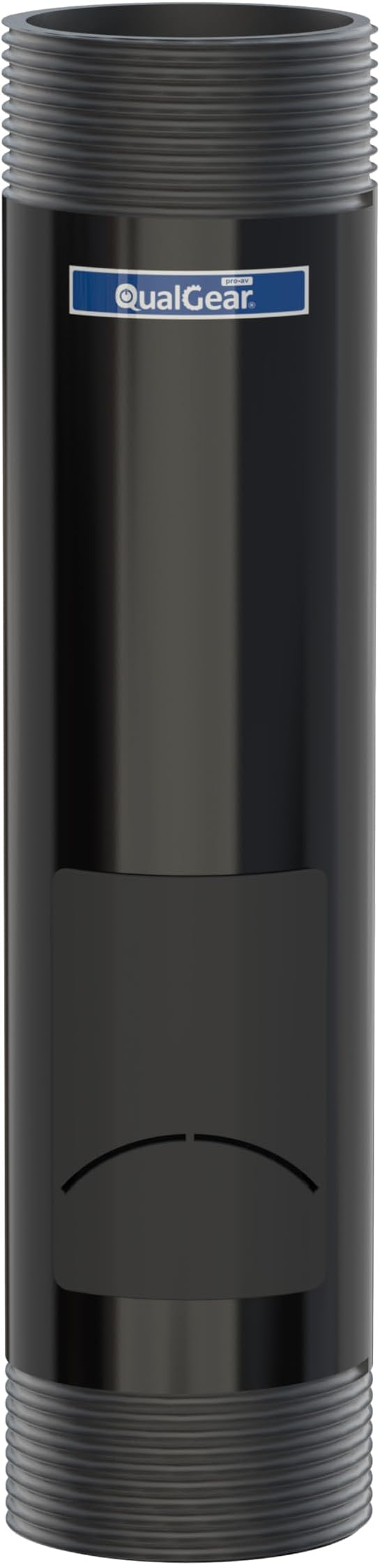 QualGear QG-PRO-PM-6IN-B Pro-AV 1.5" Npt Threaded Pipe, 6" Length Projector Accessory , Black