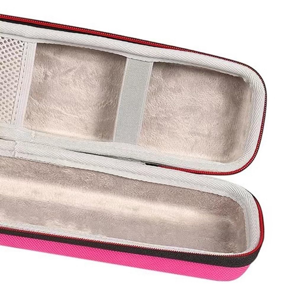 Para Cepillo Alisador de Cabello, Estuche de Almacenamiento, Estuche Rígido de Viaje de EVA, Bolsa de Almacenamiento Portátil A Prueba de Golpes, Negro