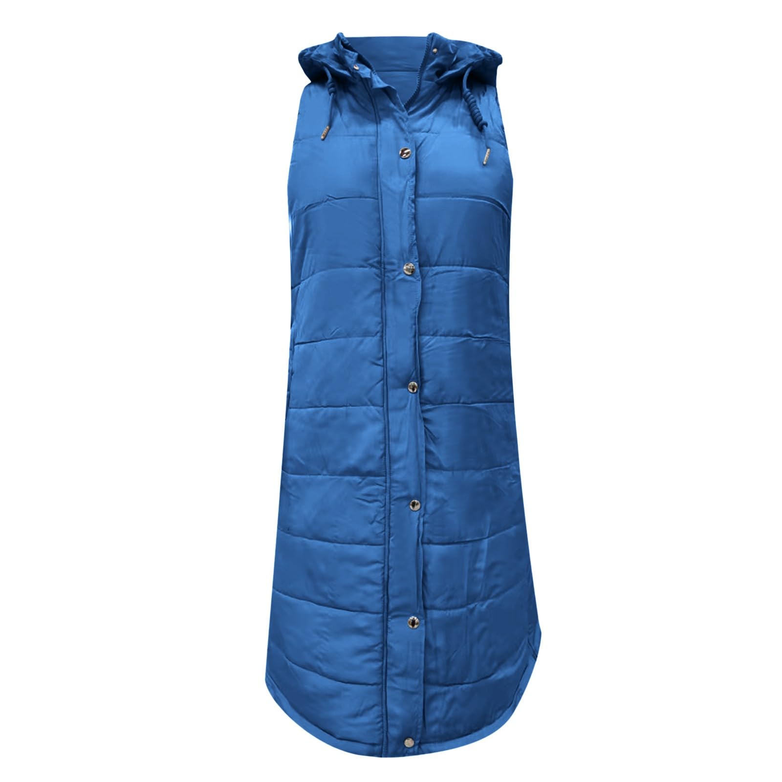Chaleco Acolchado Para Mujer, Guateado Ultraligero Mujer Chalecos Acolchados Largos Sin Mangas Chaqueta Parka Con Cremallera Y Bolsillo Chaleco De Plumas Tallas Grandes Parka Abrigos Puffer Outwear