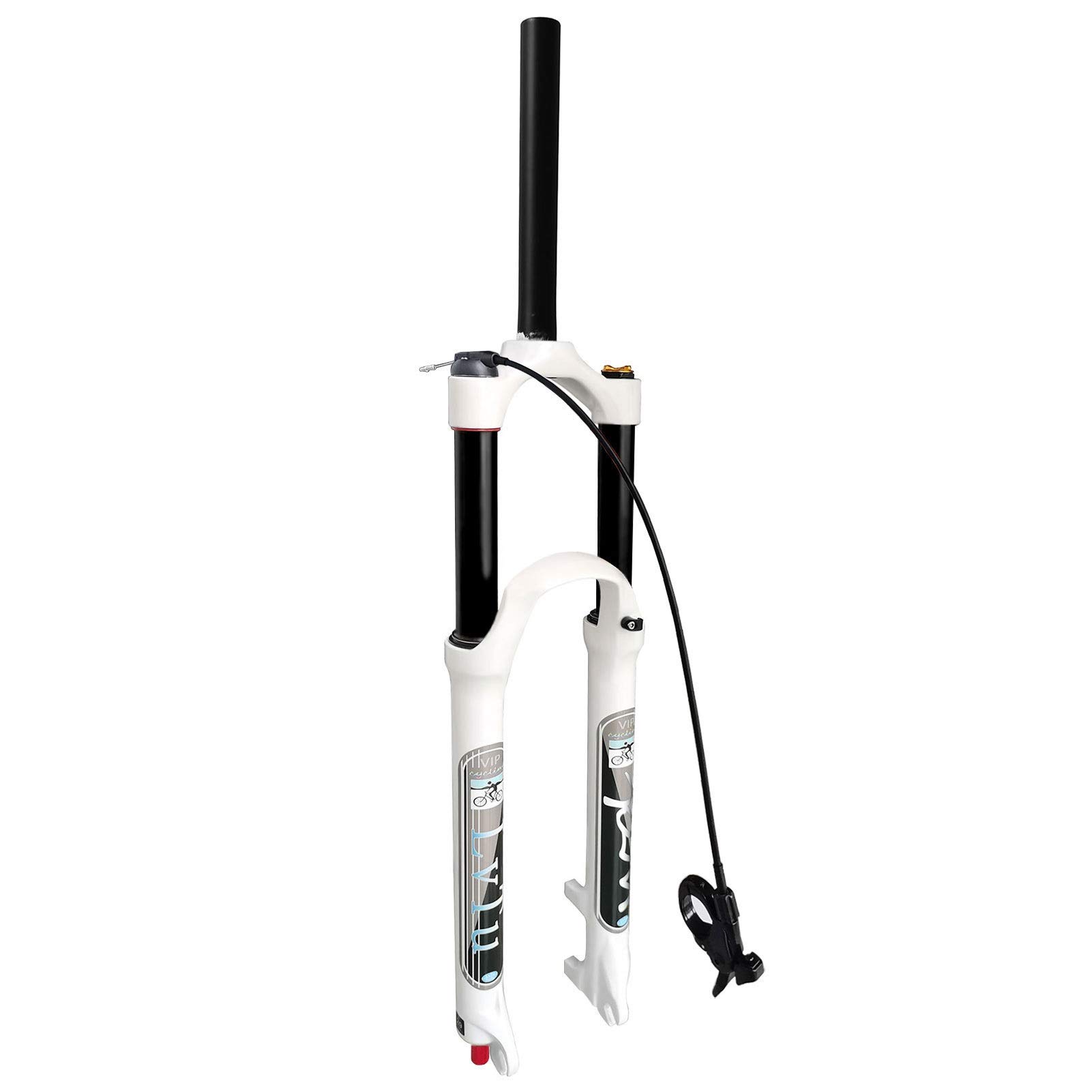 LVTu Fourche Avant VTT 26/27.5/29 Pouces – Suspension Air 120 Mm, Ajustement Rebond, Verrouillage Manuel Ou Distance, Pivot Droit/conique, Axe QR 9x100mm