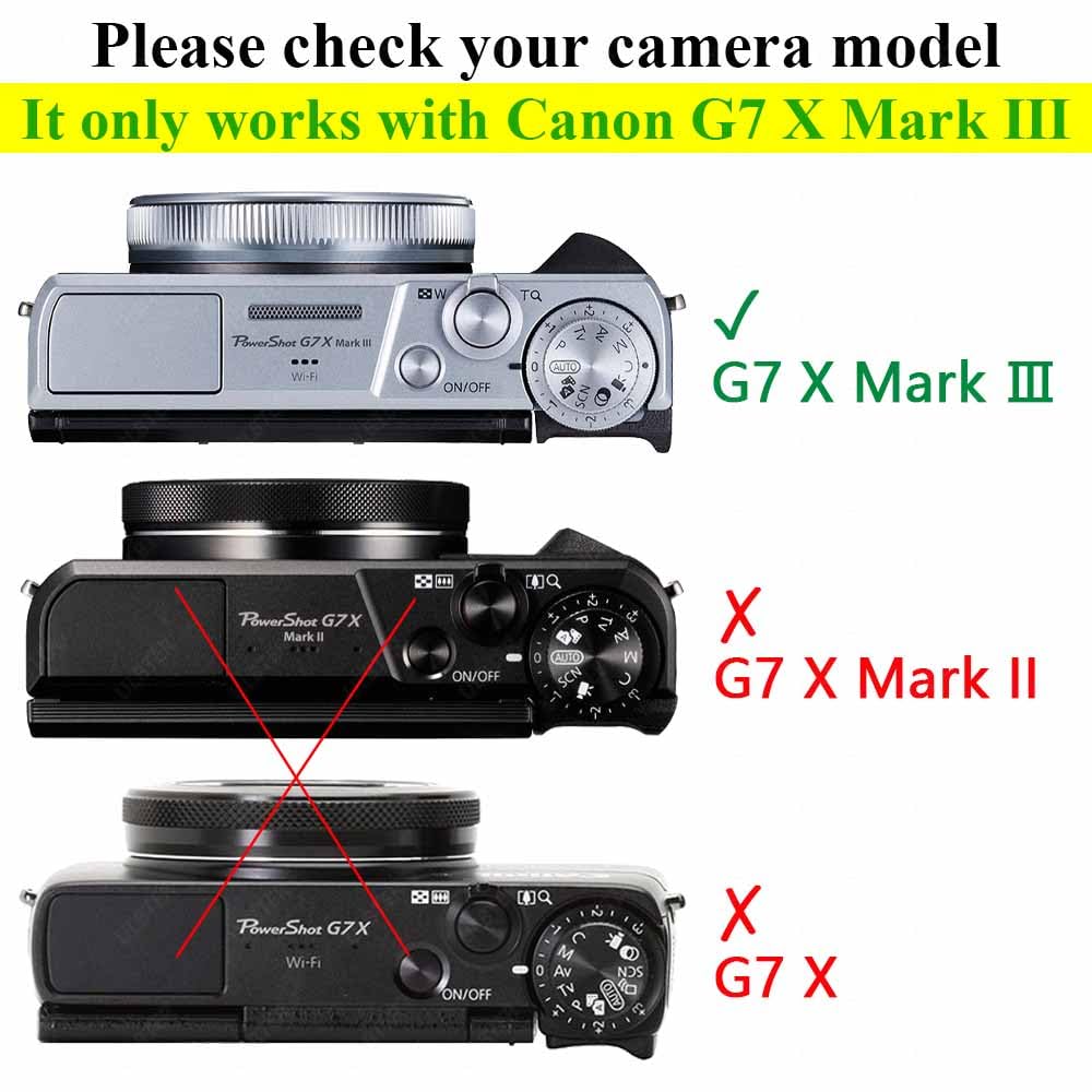 Amazon.com: ULBTER G7 X Mark III Screen Protector for Canon G7X