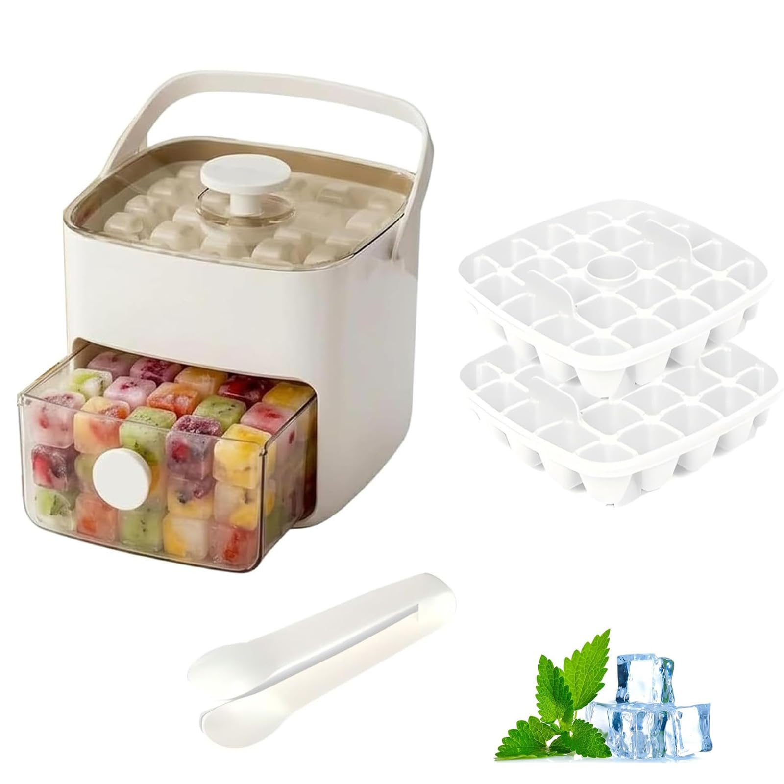 Amazon.com: 2026 New 48 Cube Double-Deck Portable Ice Maker, Ice