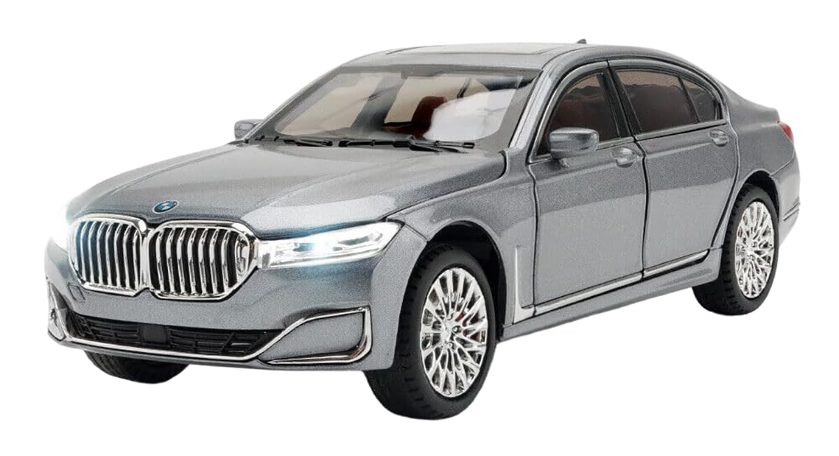 Magicwand® 1:24 Scale Die-Cast B.M.W 760Li with 6 Openable Doors,Lights,Music & Pull Back Action【Mercury Silver】【Pack of 1】 (B0D9FHP8FL) Amazon Price History, Amazon Price Tracker
