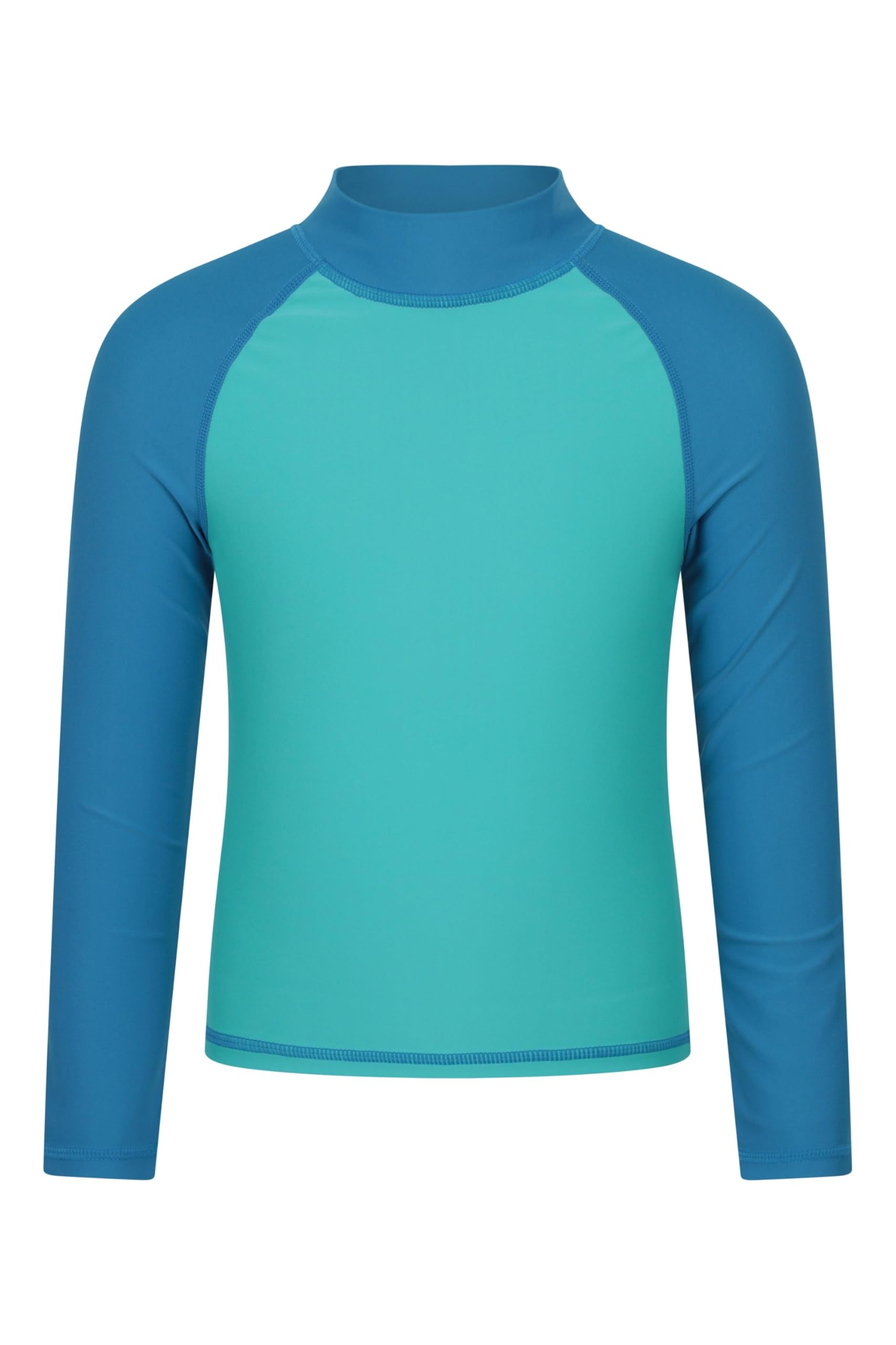 Kids Long Sleeved Rash Vest - Teal