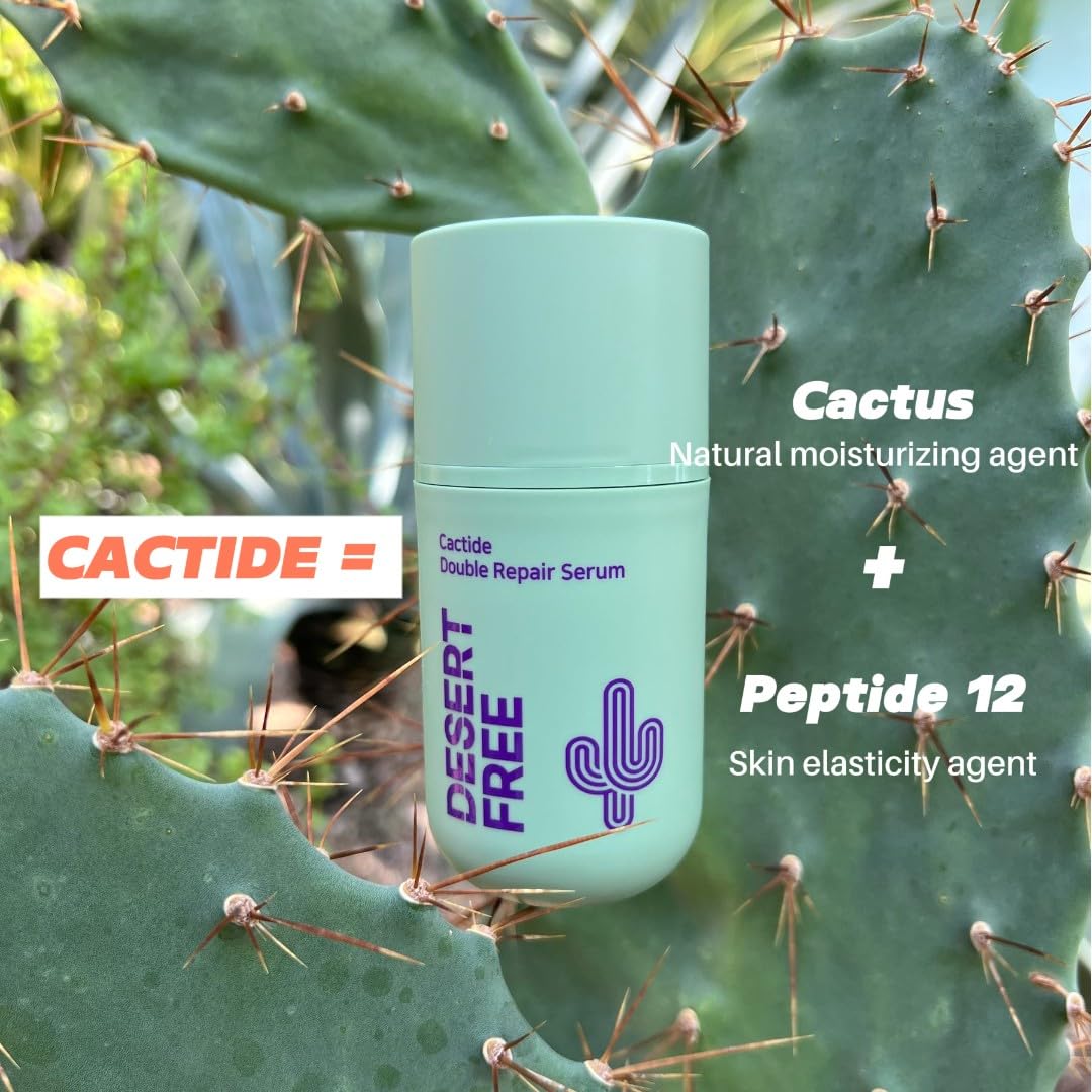 DesertFree Double Action Serum for Skin Barrier Support and Moisturizing - Natural Ingredients, Fragrance Free, Suitable for Sensitive Skin - 50ml - Image 6