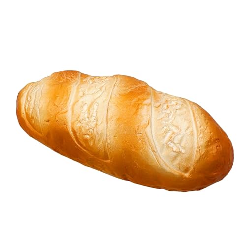 funnysquee Simulation Bread Squishies Super Soft Slow Rising Toy for Kids Birthday Gift,Cute Scented Baguette Breads Squishys Squishi Stress Relief Squeeze Toys (Baguette Bread)