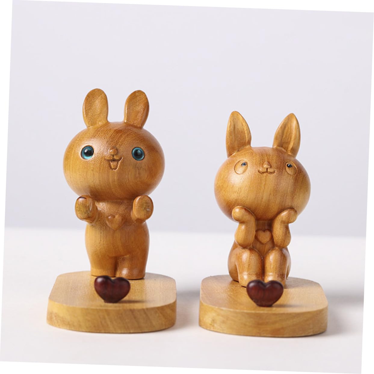 HEMOTON 4pièces Support De Téléphone Forme De Lapin Décoratif Et Adorable Support Mobile pour Bureau Accessoire Pratique pour Smartphone avec Base Stable