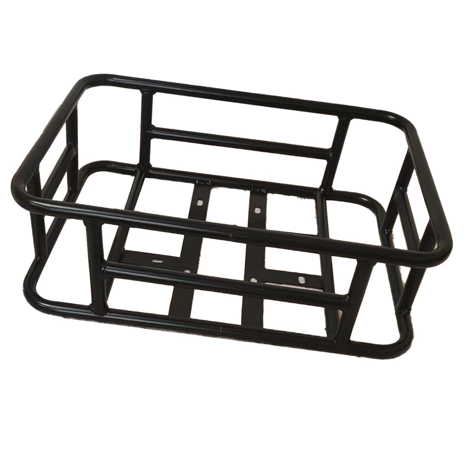Dilwe Cestino Posteriore per Bici Cestino Portabici Posteriore in Ferro 46 X 32 X 15 Cm Grande capacità Resistente Alla Ruggine Facile Installazione per Bici Elettrica Consegna Bicicletta Pendolarismo