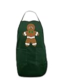 TOOLOUD Cute Gingerbread Man Christmas Dark Adult Apron