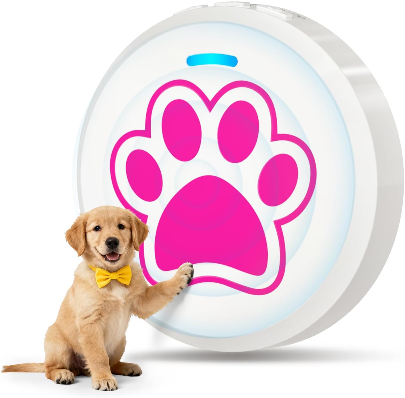 ChunHee Dog Door Bells – Dog Potty Training Bell with 28 Ringtones & Adjustable Volume (0-115dB) | Chew-Proof Dog Doorbells for Teach Puppies to Signal Go Outside, Easy Dog Training Bells for Door