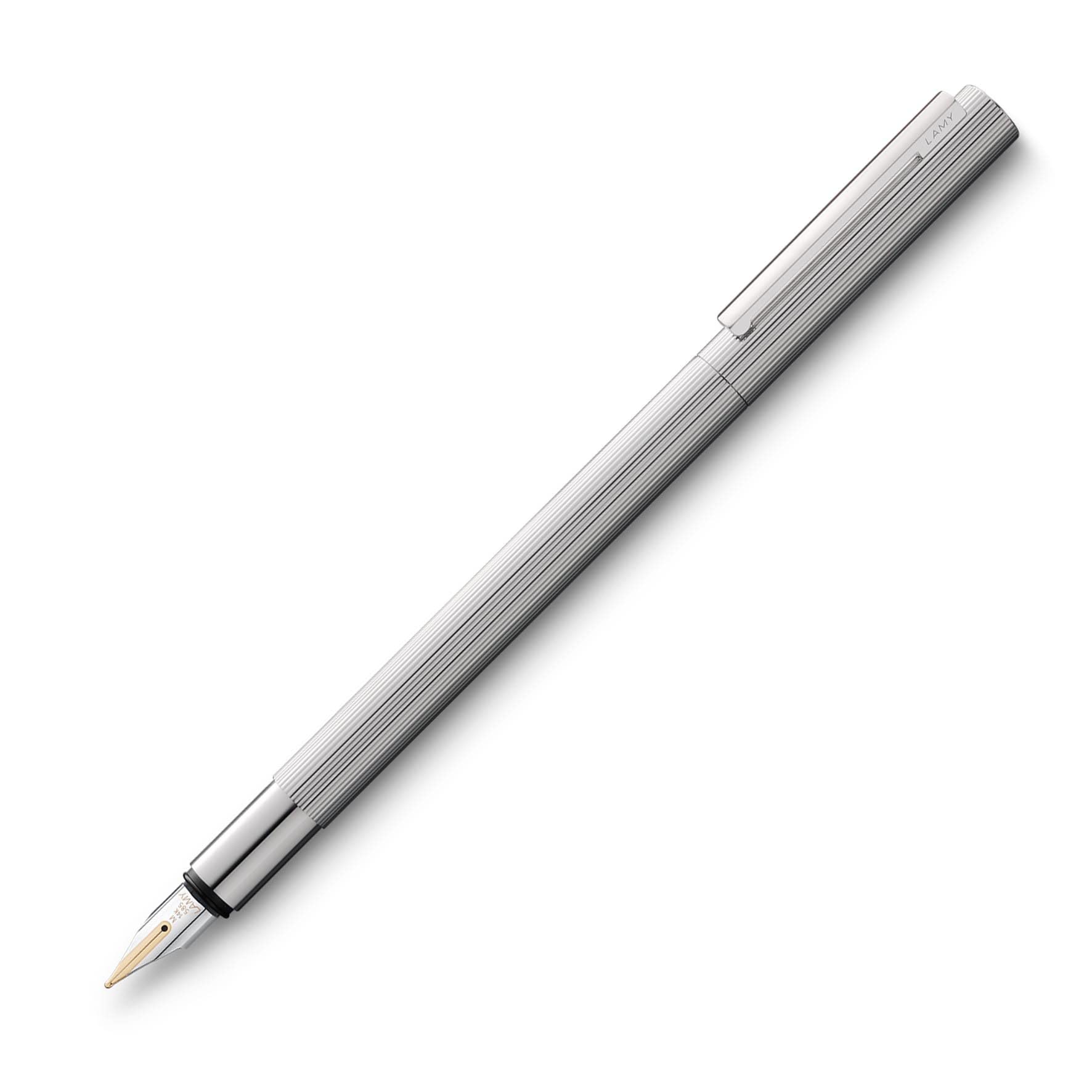 Lamy CP1 Fountain Pen Silver Fountain Pen with Platinum Finish and