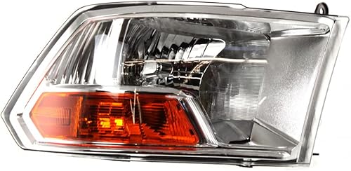 Miniatura 9 de KarParts360 Para Dodge Ram 25003500 2010 2011 2012 Conjunto de faros delanteros del conductor y del pasajero, par  Reemplazo para CH2502217,