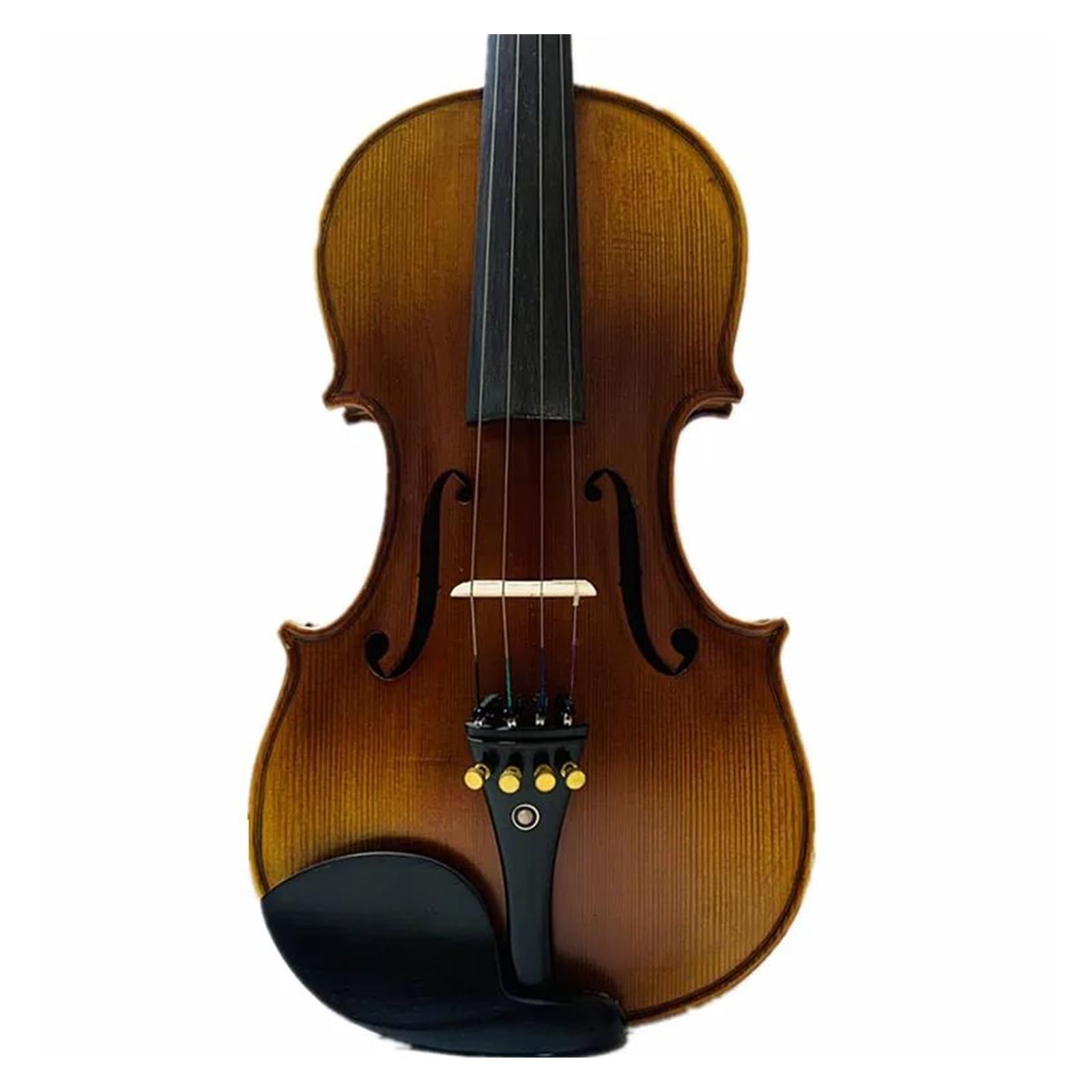 Violino 4/4 Fatto A Mano Con Fasce E Manico Spazzolati Suono Forte Strumento A Corda Violino