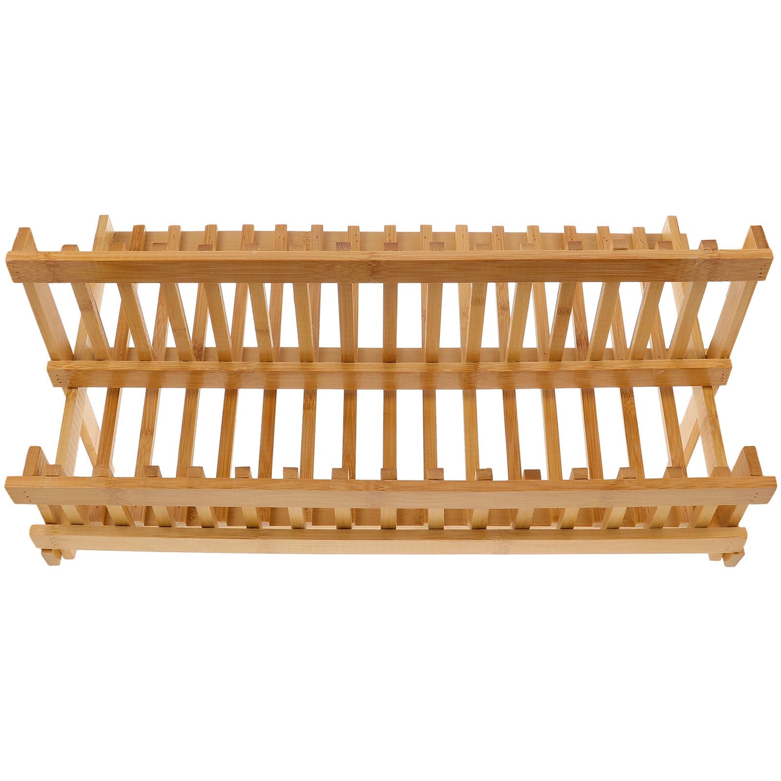 Estante plegable de madera para camping, escurridor de platos plegable al aire libre y estante de almacenamiento para senderismo, picnic y viajes, práctico organizador de cocina portátil