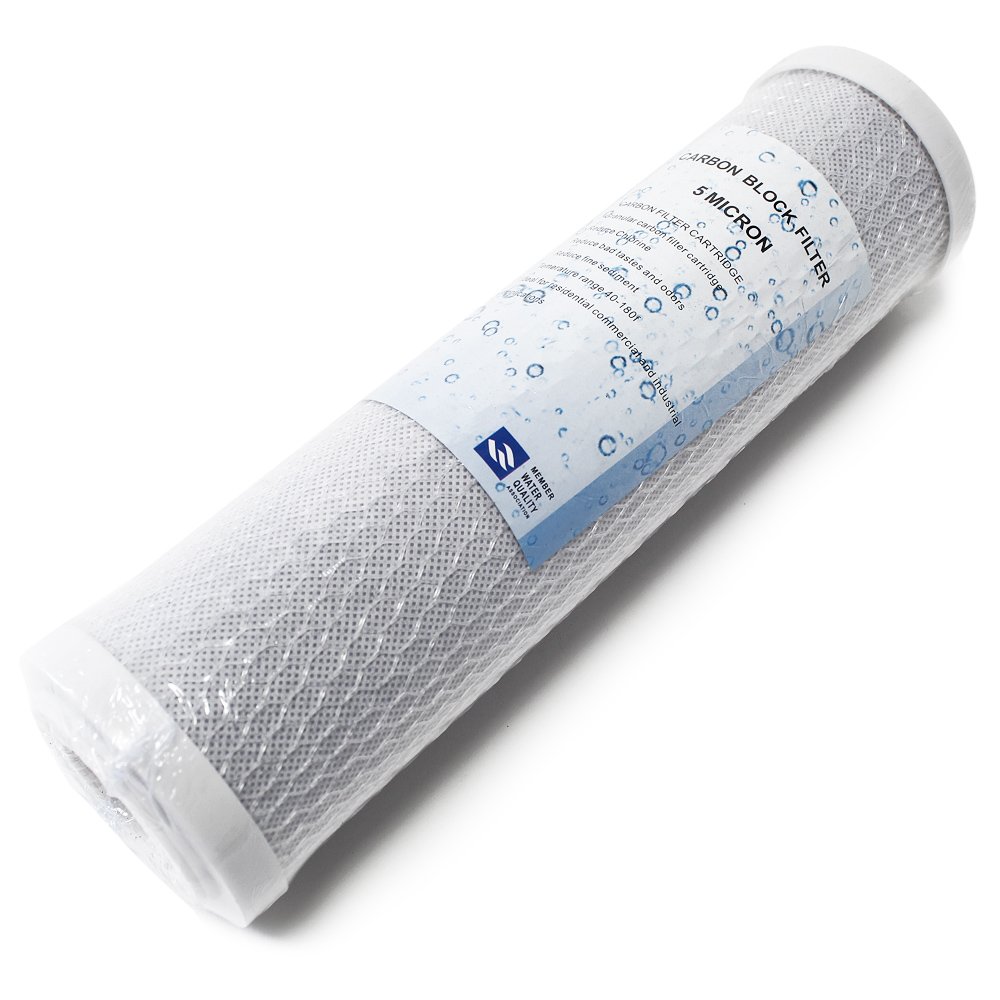 Naturewater TR203 3-stopniowy nablatowy filtr do wody, wkład filtrujący 0,5 µ, filtr osadów, blok węgla aktywnego 5 µ, granulat węgla aktywnego