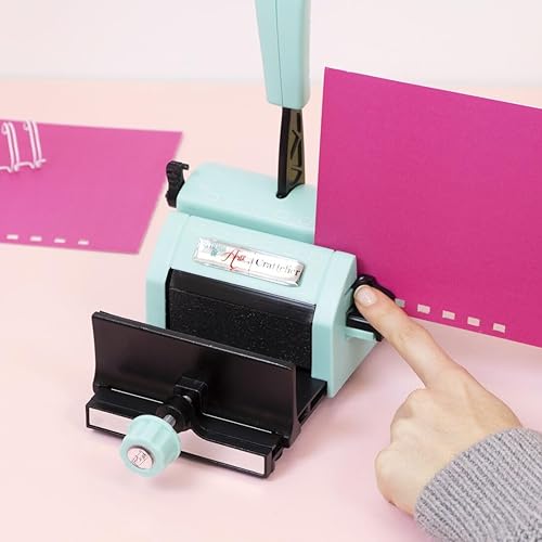 Miniatura 7 de Craftelier - Máquina de encuadernación Zutter Bind It All con brazo extensible | Ideal para encuadernación con anillas de 0.1 in (5/16") a 1.2 in (1