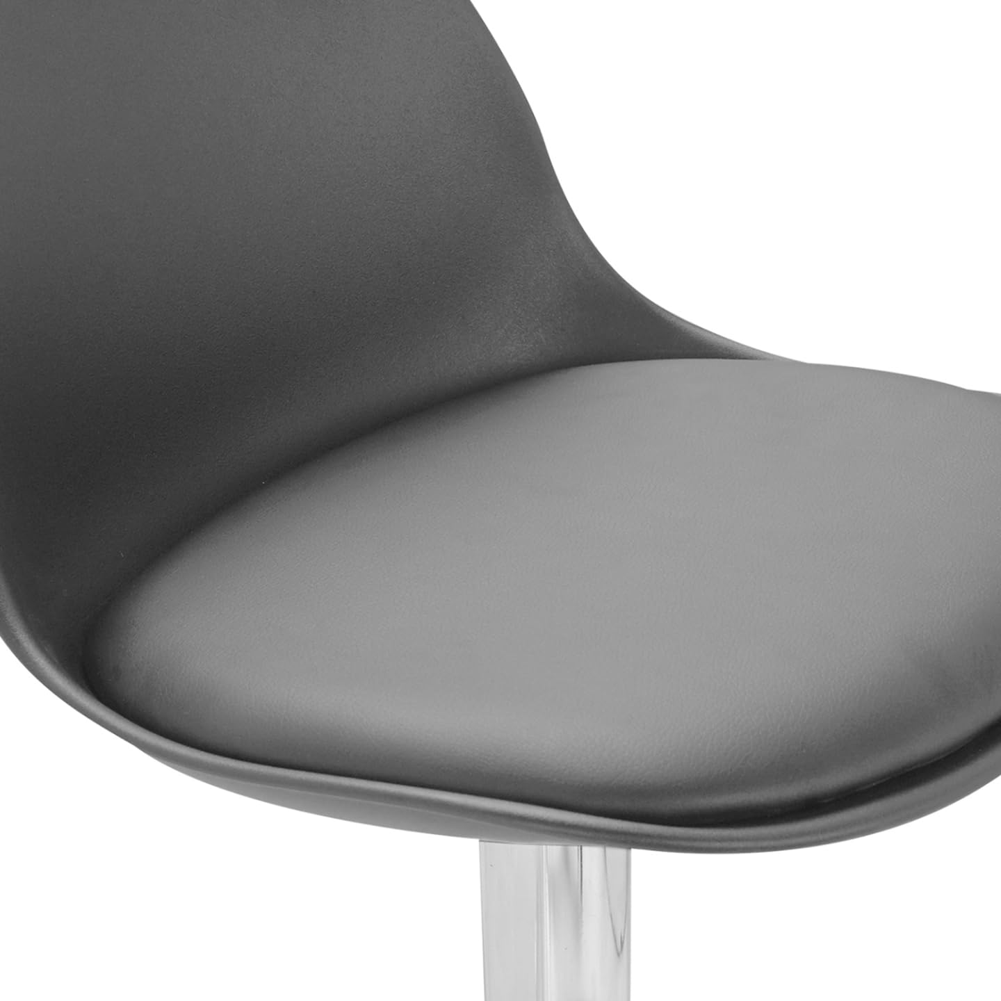 IDMarket - Lot de 2 tabourets de Bar Karl Design Gris
