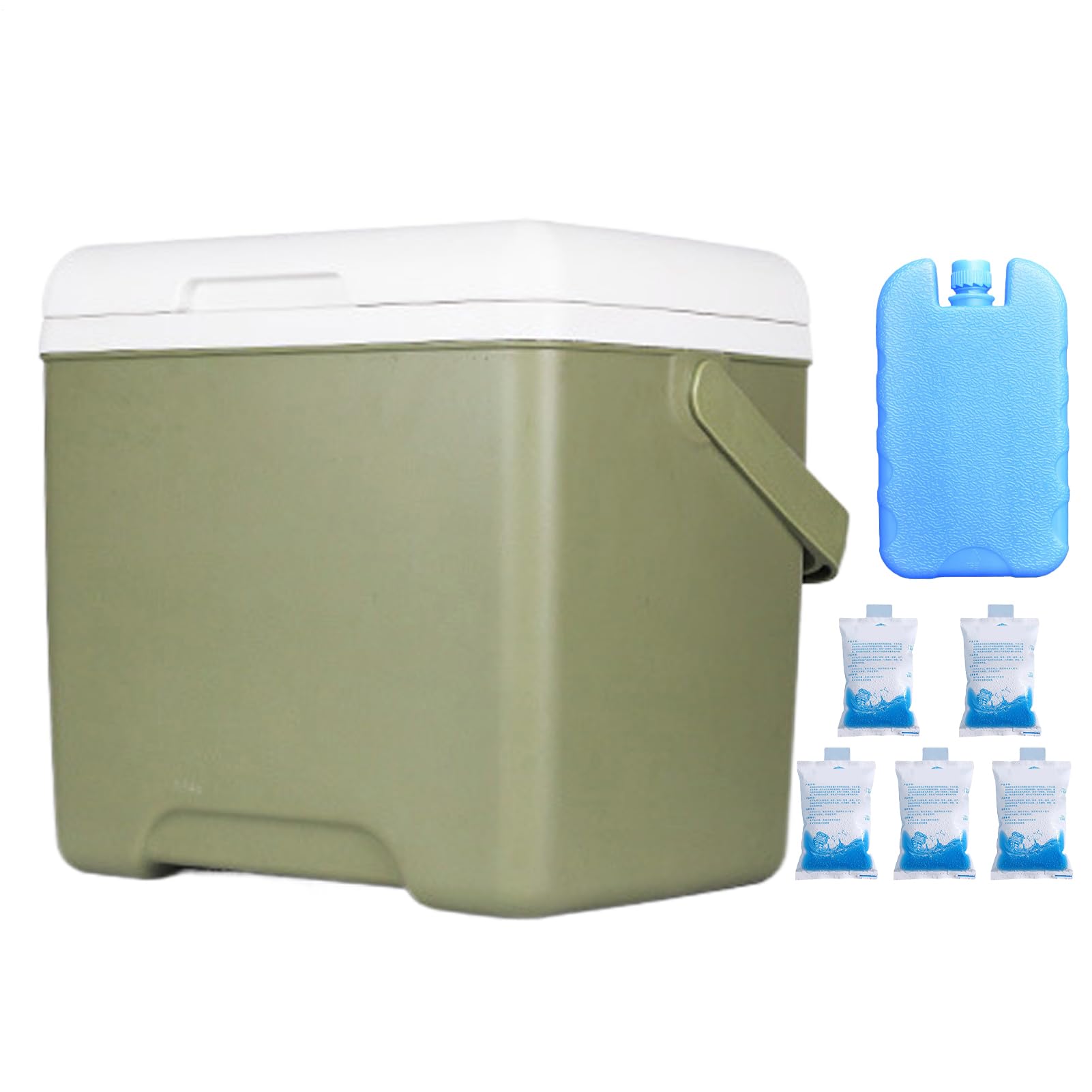 Termoizolacyjna Lodówka 13,8 l szczelny izolowany pojemnik na żywność z | Twarda chłodziarka Chiller Outdoor: piknik, wędkarstwo, wędrówki, plażę, podróże, tailgating, wycieczki