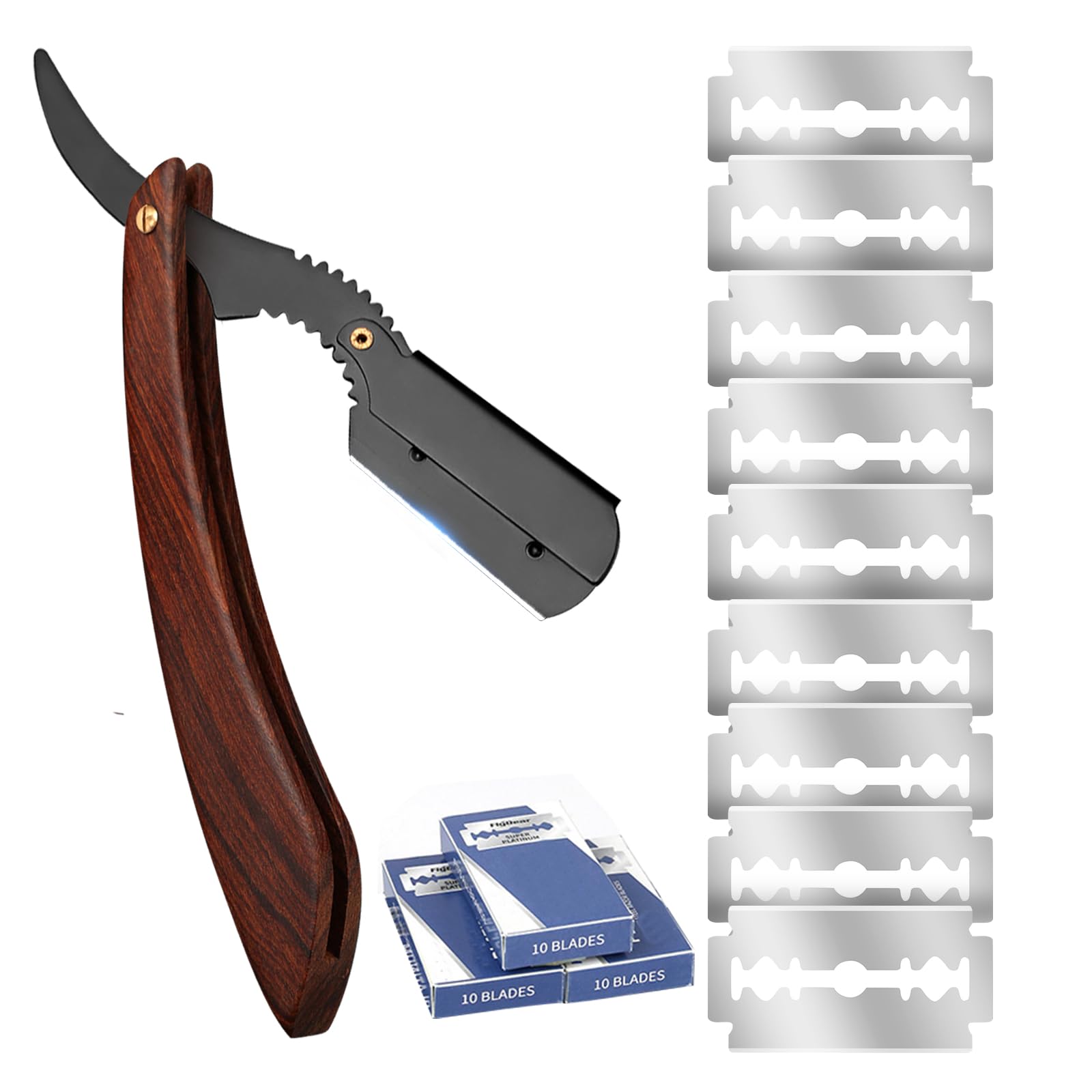 Amazon.co.jp: Friendship 剃刀 メンズ 一枚刃 カミソリ 西洋剃刀 本格