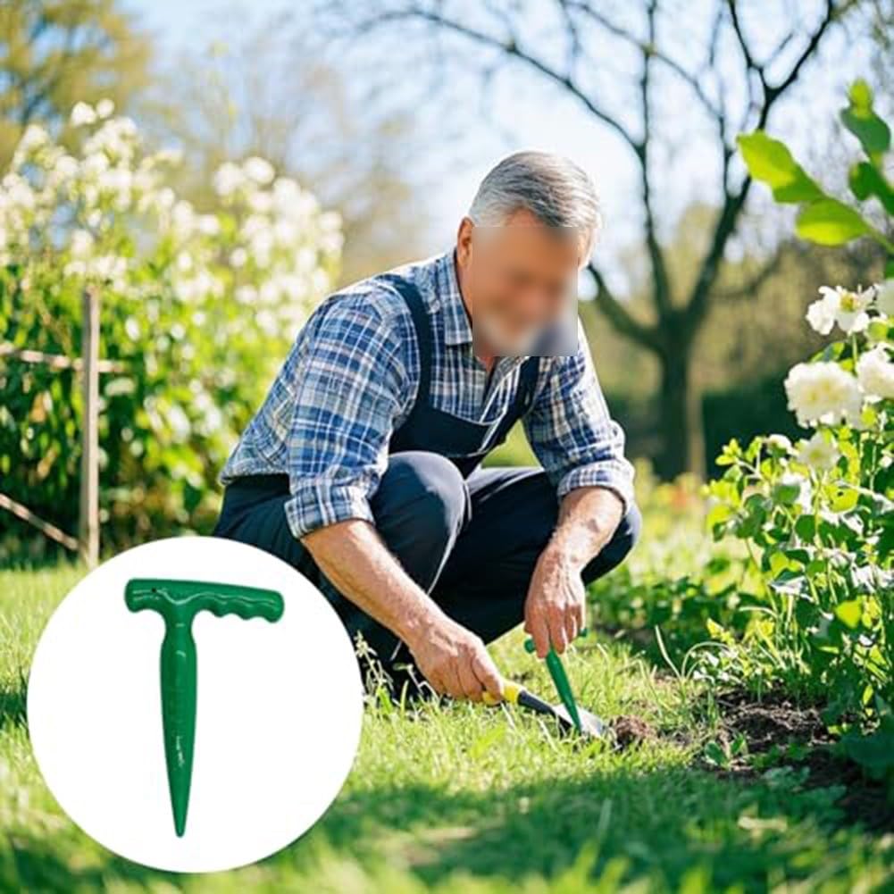 Strumento Dibber progettato per un uso ripetuto in diverse condizioni del suolo mantenendo integrità e precisione funzionale (verde inchiostro))
