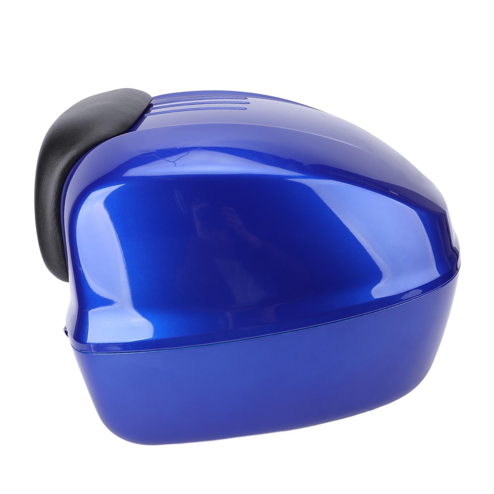 Naroote Boîtier Supérieur de Moto avec Serrure à Combinaison, Boîte Arrière Légère et étanche en ABS pour Vélos et Scooters électriques (Blue)