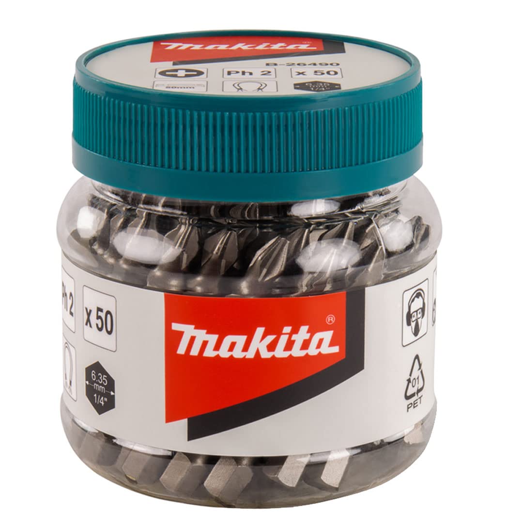 Makita B-26490 - Bote de 50 puntas PH2-50
