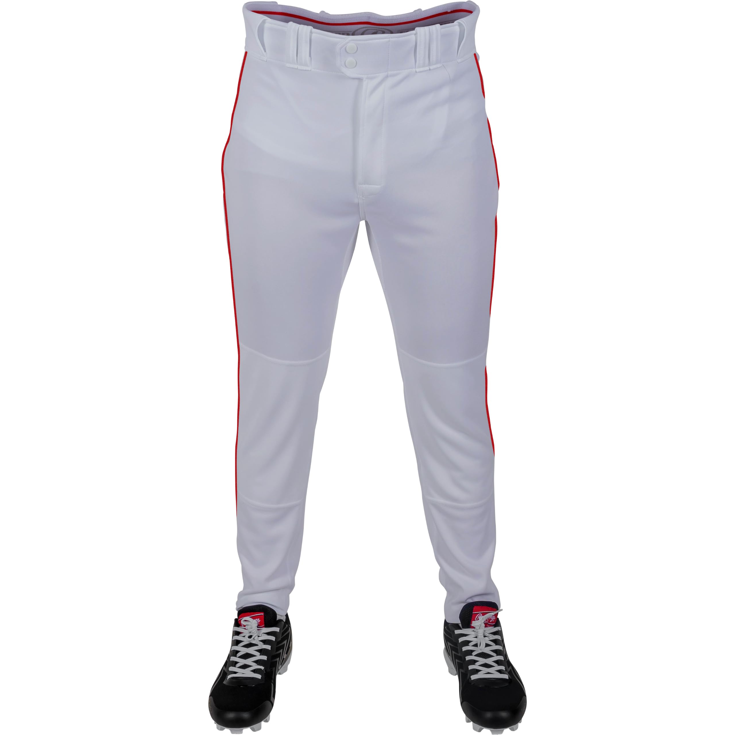 Rawlings Herren Hose Rawlings | Pro 150 Series Baseball Pant | Jogger Fit | Adult Sizes | Solid & Piped Options