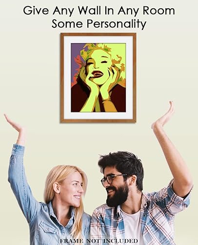 Miniatura 2 de Buzz Unplugged Marilyn Monroe Wall Art Poster - Cool 8x10 Unframed Art Print - Contemporary Modern Room Decoration for Home, Office, Living Room and
