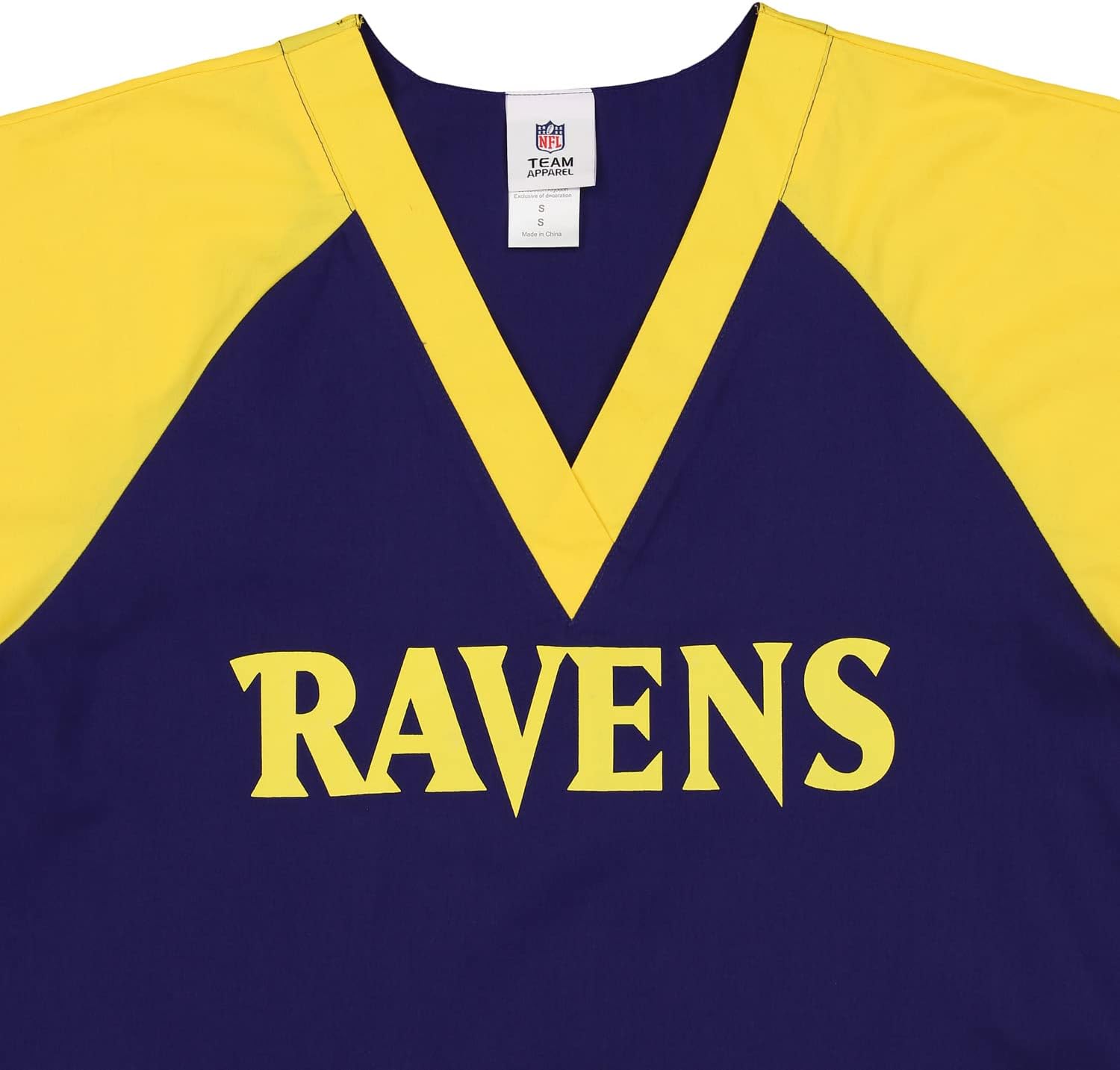 Fabrique Innovations NFL Unisex Team Name Scrub Top - Image 2