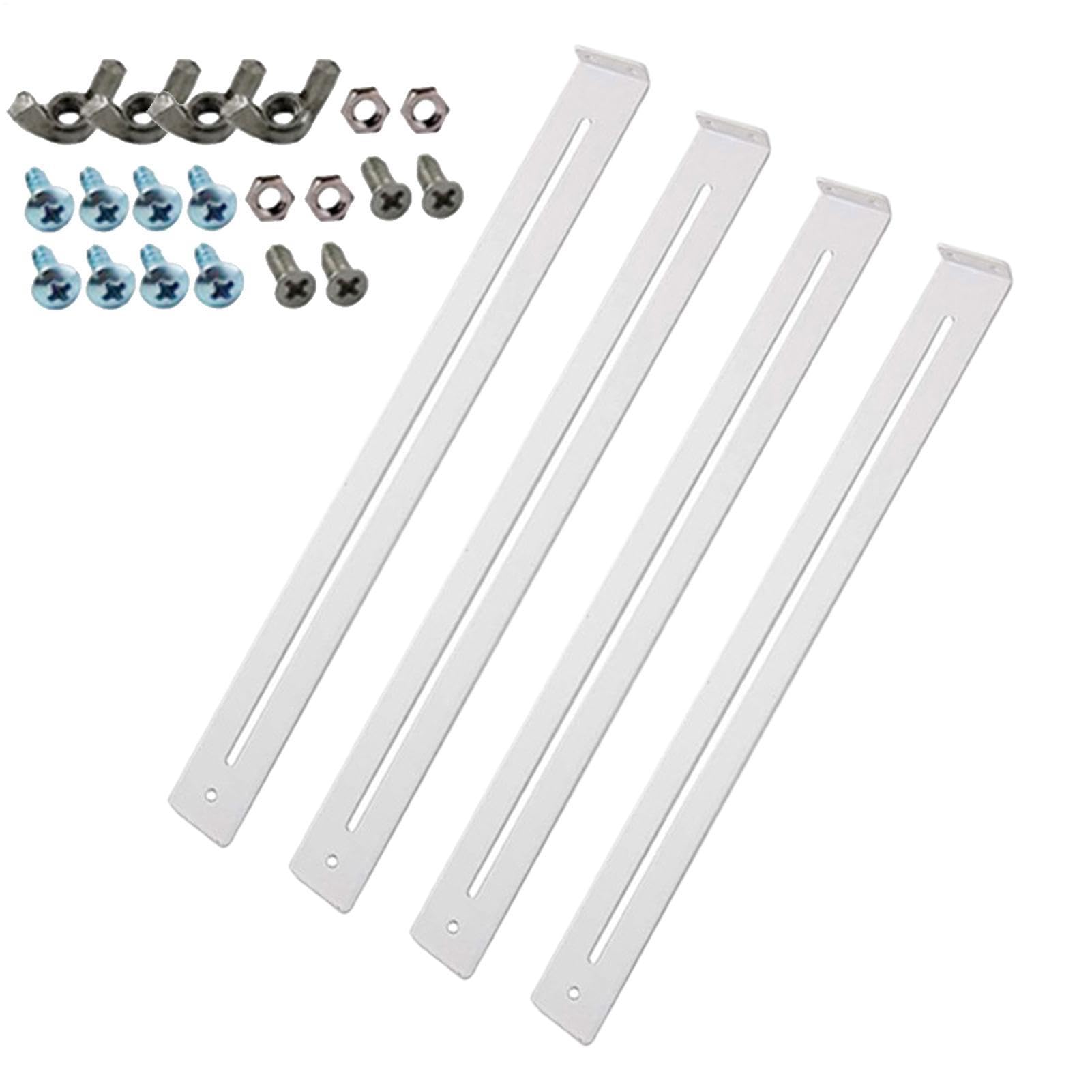 Kit de réparation de tiroir avec supports de montage coulissants pour fond affaissé