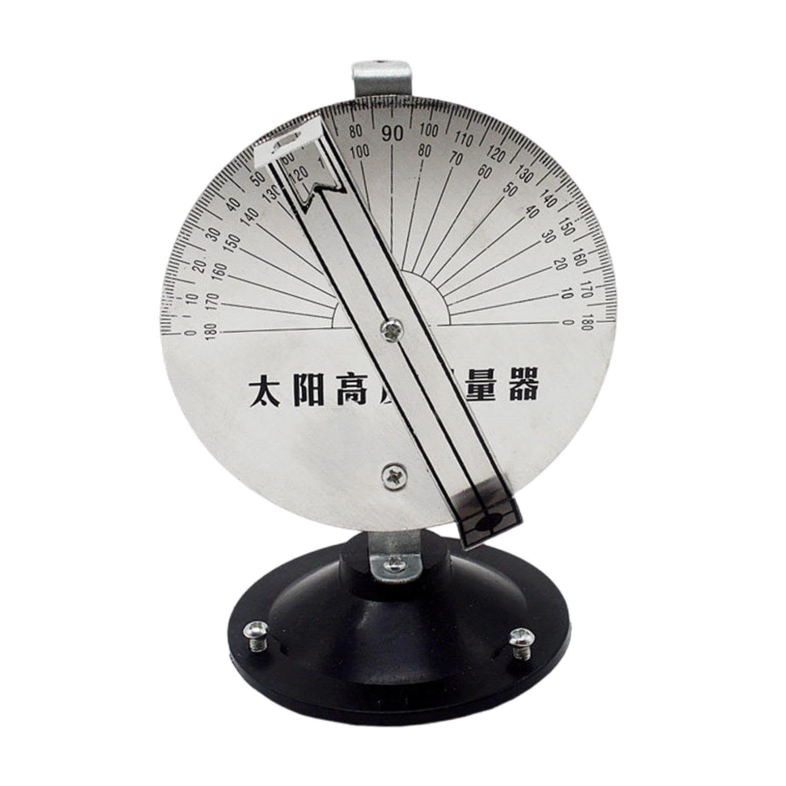 Instrument de mesure de la hauteur du soleil - Outil pédagogique pour l'apprentissage de la géographie - Dispositif de mesure de l'angle, Métal