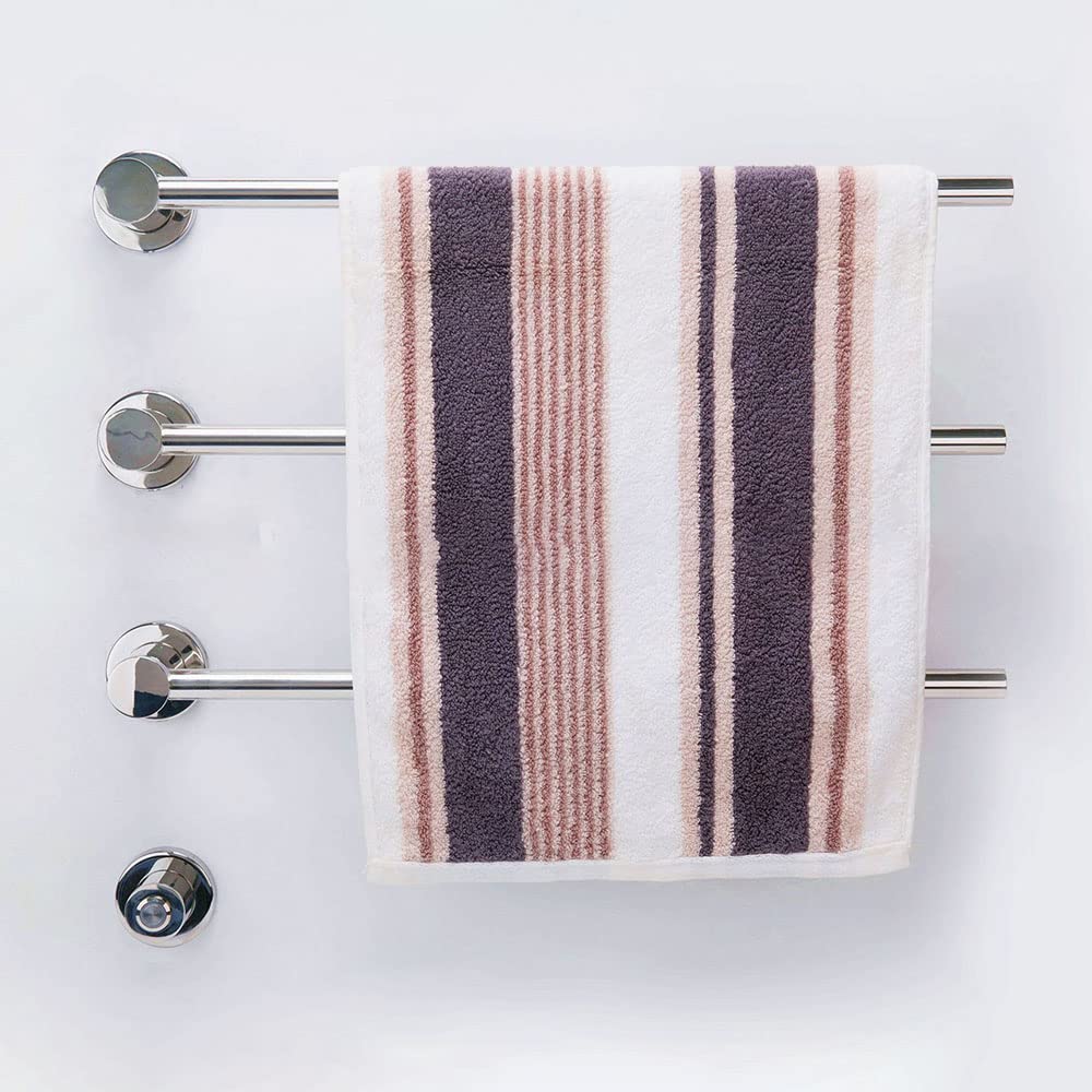 Toallero calefactado de Pared, Barra de Toalla de Acero Inoxidable, toallero eléctrico de 3 Barras, radiador para máquina de Secado de Toallas de baño.