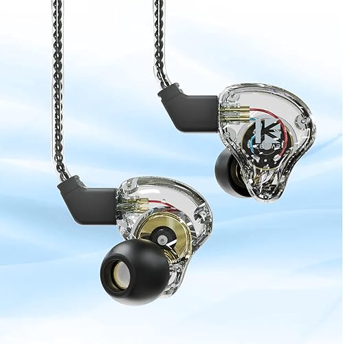 Miniatura 9 de KBEAR KS1 - Auriculares para juegos con cable, excelente sonido de graves con potente audífono interno, auriculares intrauditivos (IEM) de alta