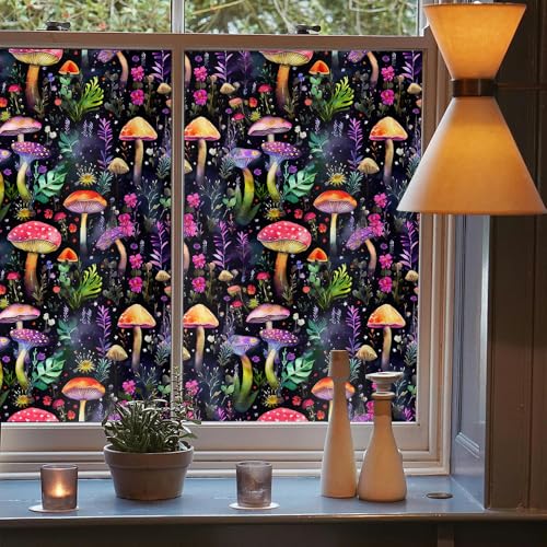 Vinilo decorativo para ventana 40x300cm Negro y morado miniatura 3