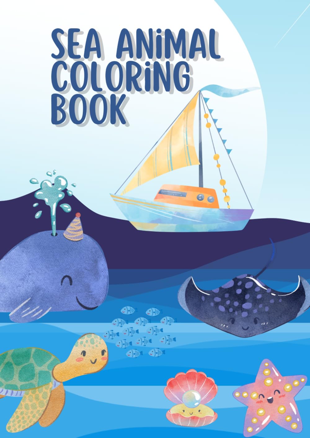 Sea Animal Coloring Book