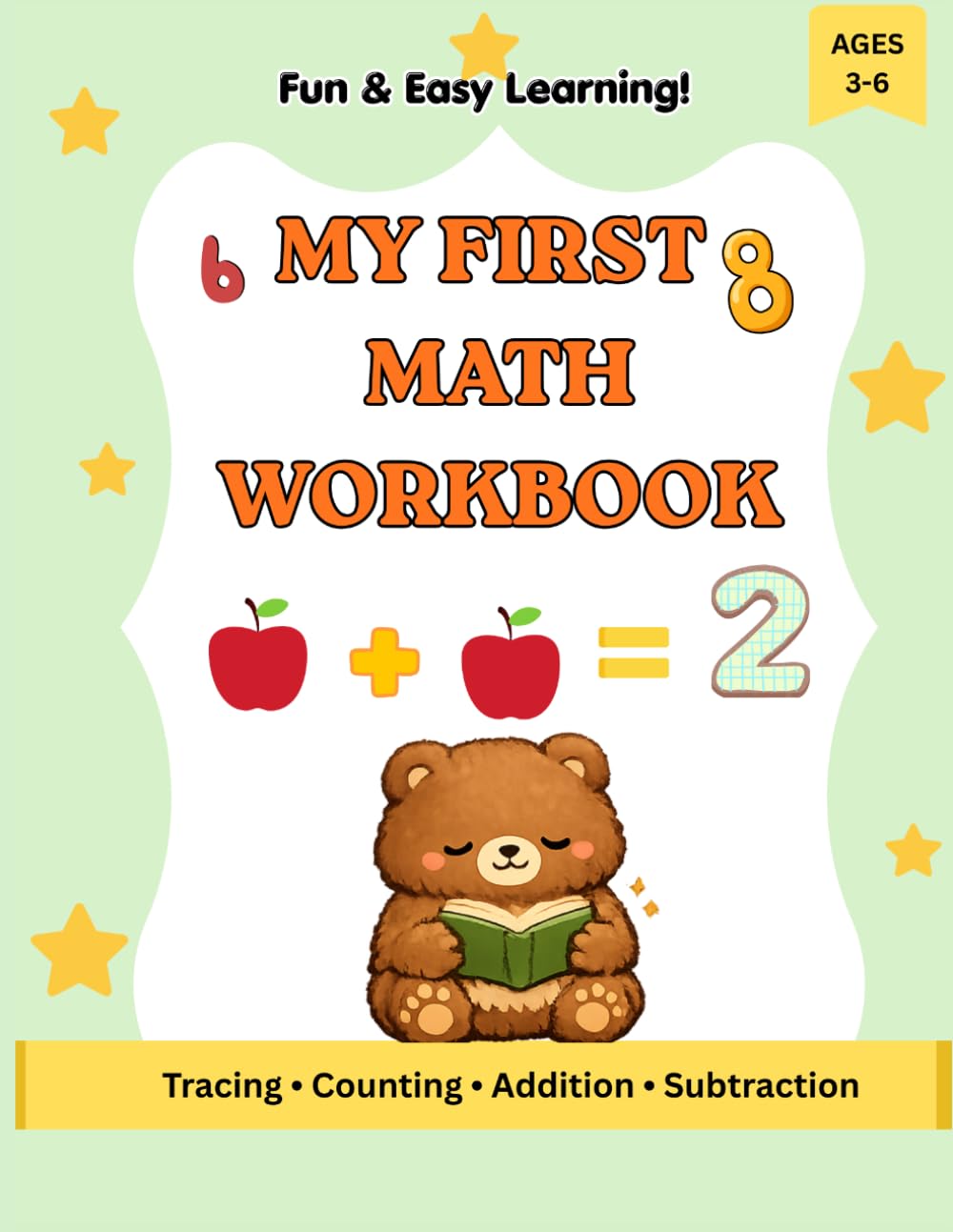 My First Math Workbook:: learn to count , Trace and Write Numbers 1-20 with Fun Activities for Preschool and Kindergarten kids