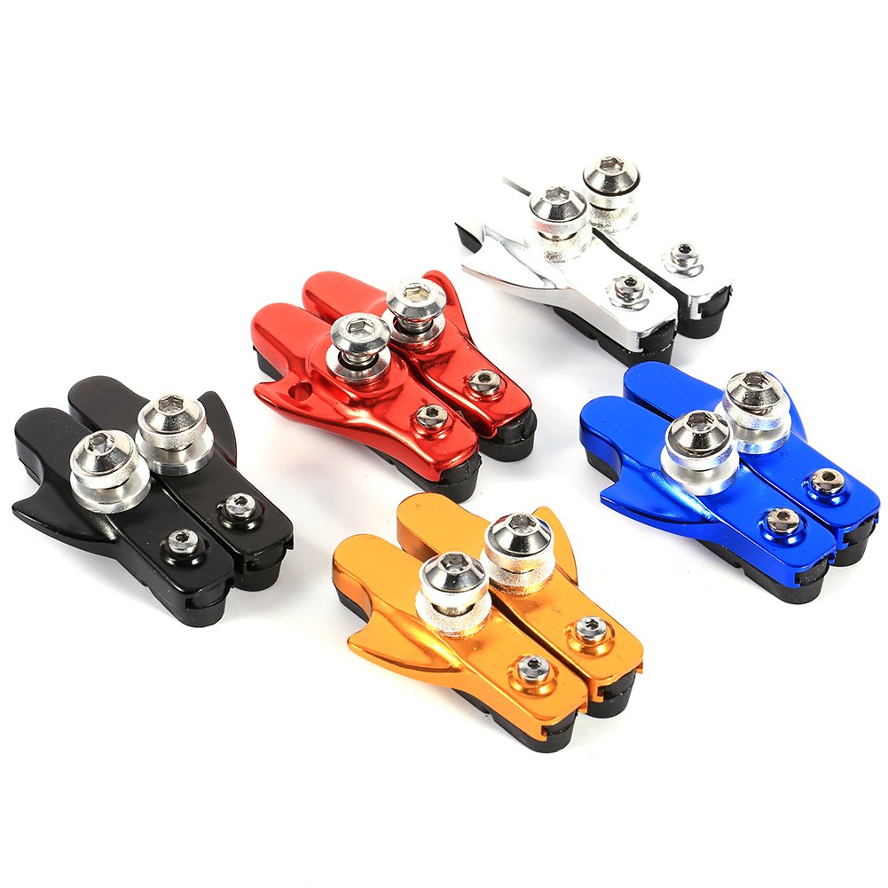 Pastiglie Freno Bici In Lega Alluminio - 2 Pezzi Per Mountain Bike/Bmx - Colori Opzionali - 4