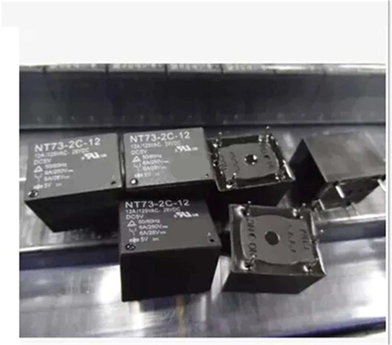 Relais NT73-2C-12-DC5V à commutation rapide 5VDC pour circuits imprimés - 4